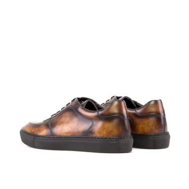 DapperFam Rivale in Brown Men's Italian Leather Trainer