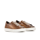 DapperFam Rivale in Brown Men's Italian Leather Trainer — Style 5367