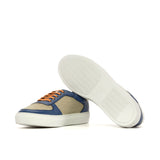 DapperFam Rivale in Ice Men's Linen Trainer