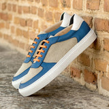 DapperFam Rivale in Ice Men's Linen Trainer — Style 5480