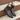 DapperFam Rohan in Black / Dark Grey Men's Flannel & Italian Leather Jodhpur Boot