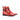 DapperFam Rohan in Red / Burgundy Men's Italian Croco Embossed Leather Jodhpur Boot in Red / Burgundy #color_ Red / Burgundy