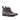 DapperFam Valiant in Black Men's Italian Suede & Pebble Grain Leather Military Brogue in Black