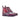 DapperFam Valiant in Burgundy / Grey Men's Hand-Painted Patina Military Brogue in Burgundy / Grey