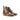 DapperFam Valiant in Fire Men's Hand-Painted Patina Military Brogue in Fire