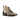 DapperFam Valiant in Grey / Black Men's Italian Leather Military Brogue in Grey / Black