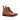 DapperFam Valiant in Med Brown Men's Italian Full Grain Leather Military Brogue in Med Brown