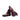 DapperFam Valiant in Tweed / Dark Brown / Red Men's Sartorial & Italian Leather Military Brogue