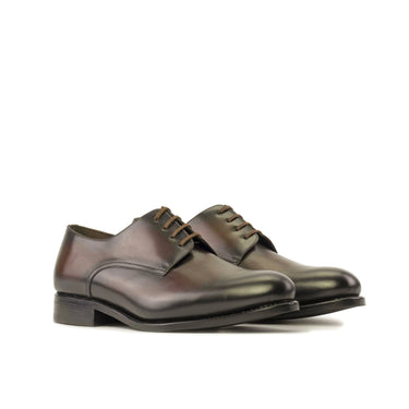 DapperFam Vero in Dark Brown Men's Italian Leather Derby in Dark Brown