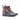 DapperFam Vittorio in Denim / Brown Men's Hand-Painted Patina Balmoral Boot in Denim / Brown