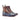 DapperFam Vittorio in Denim / Brown Men's Hand-Painted Patina Balmoral Boot in Denim / Brown #color_ Denim / Brown