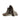 DapperFam Vittorio in Light Grey / Dark Brown Men's Flannel & Italian Leather Balmoral Boot