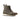 DapperFam Vittorio in Light Grey / Dark Brown Men's Flannel & Italian Leather Balmoral Boot in Light Grey / Dark Brown
