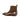 DapperFam Vittorio in Med Brown / Fire Men's Lux Suede & Hand-Painted Patina Balmoral Boot