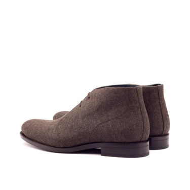 DapperFam Vivace in Brown Men's Flannel Chukka