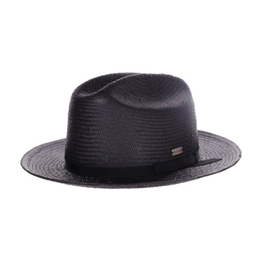 DapperFam The Buckhead Cattleman Crown Western Hat in Black