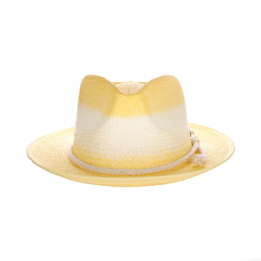 DapperFam The Hyde Park Hand-Dyed Straw Fedora Hat