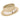 Dobbs Bishop Vented Milan Straw Pork Pie in Sand / Ivory