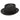 Dobbs Bishop Vented Milan Straw Pork Pie in Black