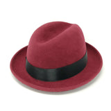 Dobbs Boulevard Center Dent Wool Felt Homburg