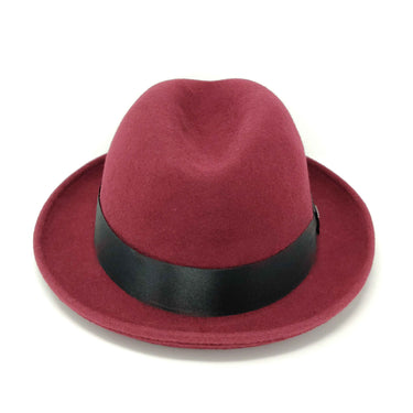 Dobbs Boulevard Center Dent Wool Felt Homburg