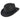 Dobbs El Dorado Center Dent Milan Straw Homburg in Black