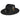Dobbs Estate (Wool) Wide Brim Wool Felt Fedora in Black