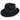 Dobbs Harvey Center Dent Fedora in Black