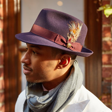 Dobbs Holloway Wool Felt Pinch Front Fedora in #color_