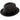 Dobbs Parker Center Dent Milan Straw Fedora in Black
