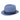 Dobbs Parker Center Dent Milan Straw Fedora in Perriwinkle