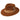 Dobbs Prescott Wool and Fur Felt Fedora in Cognac