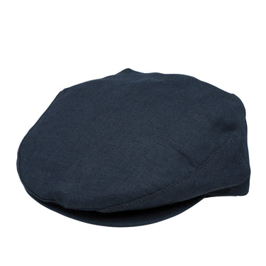 Dobbs Princeton Linen Ivy Cap in Navy