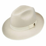 Dobbs Regalis B Center Dent Wool Felt Fedora in Bone
