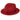 Dobbs Rosebud Milan Straw Fedora in Red