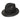 Dobbs Rosebud Milan Straw Fedora in Black