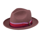 Dobbs Side Eye (Fur) Fur Felt Blend Fedora in Mauve