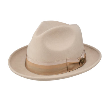 Dobbs Side Eye (Fur) Fur Felt Blend Fedora in Silverbelly