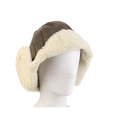 Dorfman Vail Weathered Cotton Trapper Hat in #color_