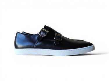 Double Monk Strap Leather Sneaker