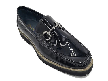 Carrucci Shoes Horse Bit Loafer Lug Sole