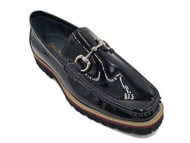 Carrucci Shoes Horse Bit Loafer Lug Sole