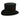 Ferrecci Premium Top Hat in Black Wool Victorian Elegance in Black #color_ Black