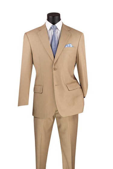 Vinci Light Beige Regular Fit 2 Piece Suit - F-2C900