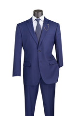 Vinci 2 Piece Regular Fit Suit in Patriot Blue - F-2C900