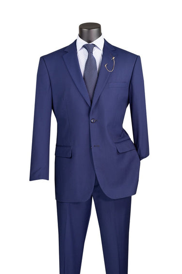 Vinci Patriot Blue Regular Fit 2 Piece Suit - F-2C900