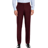 Vinci Dress Pants in Burgundy - ON-900