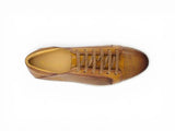 Carrucci Shoes Fashion Lace-up Leather Sneaker