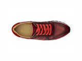 Fashion Sneaker Calfskin with Canvas inlaid