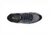 Fashion Sneaker Calfskin with Canvas inlaid